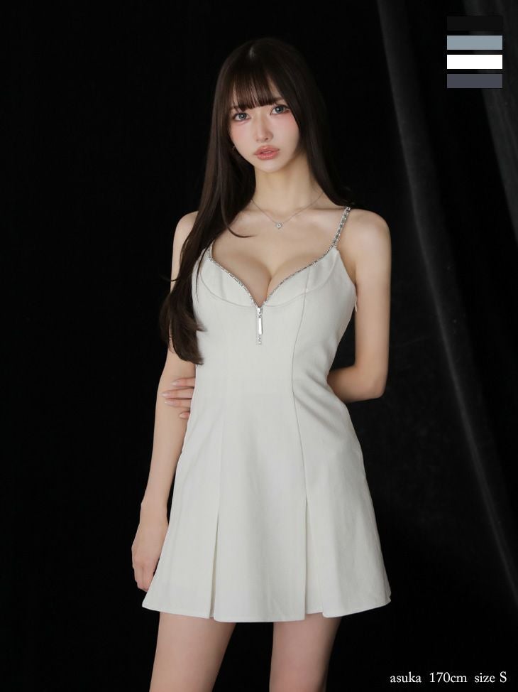 Glossy ローブドフルールグロッシー 【XSサイズあり】 ジップキャミ