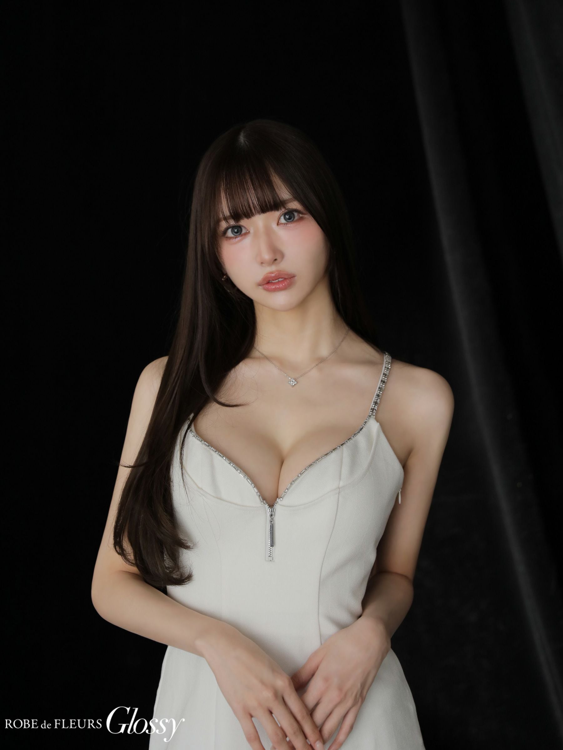 Glossy ローブドフルールグロッシー 【XSサイズあり】 ジップキャミ