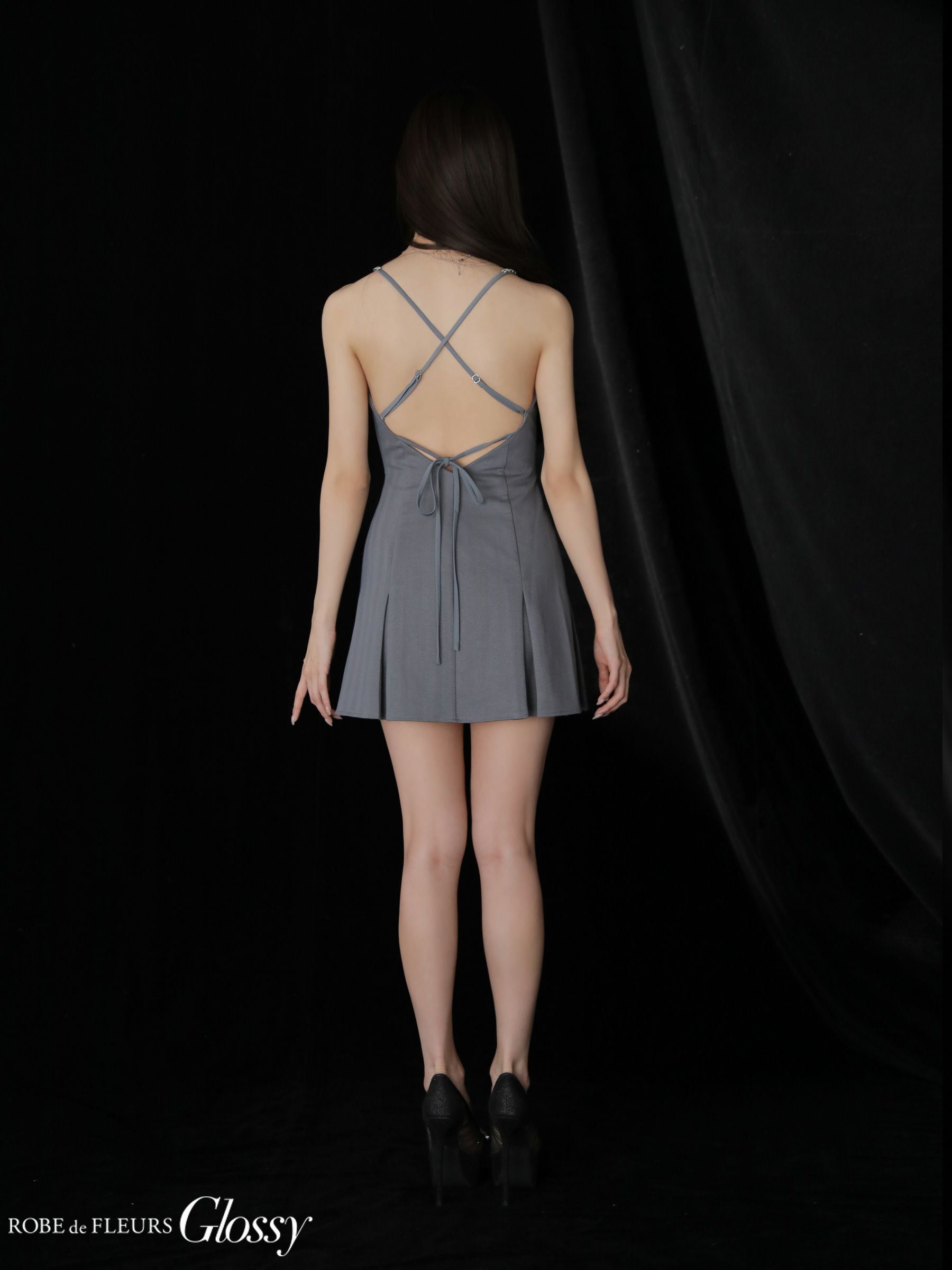 Glossy ローブドフルールグロッシー 【XSサイズあり】 ジップキャミ