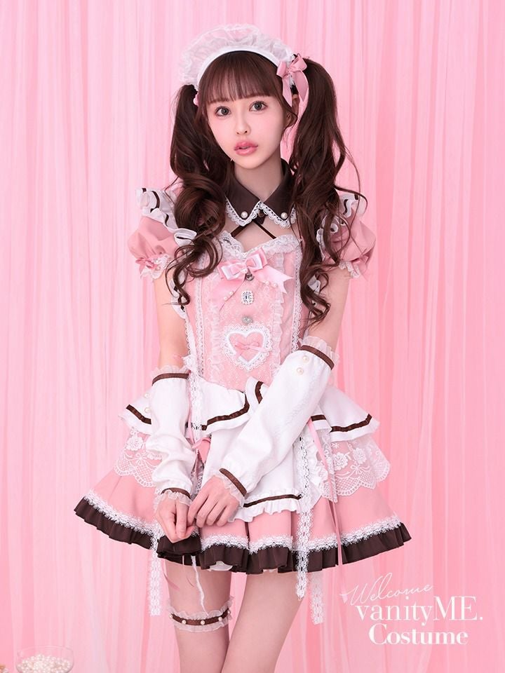 【11点セット】Malymoon マリームーン ブーケリボンジュエルピンクメイド [ピンク] mlcs25156