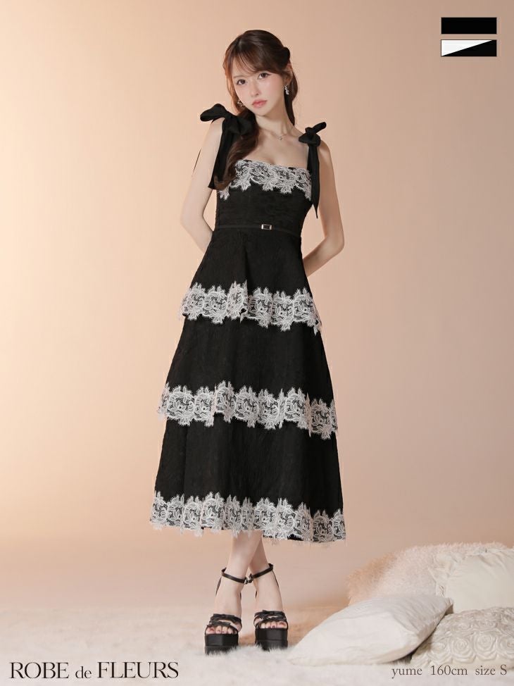 ROBE de FLEURS ローブドフルール 【Lサイズあり】 ジャガードレース