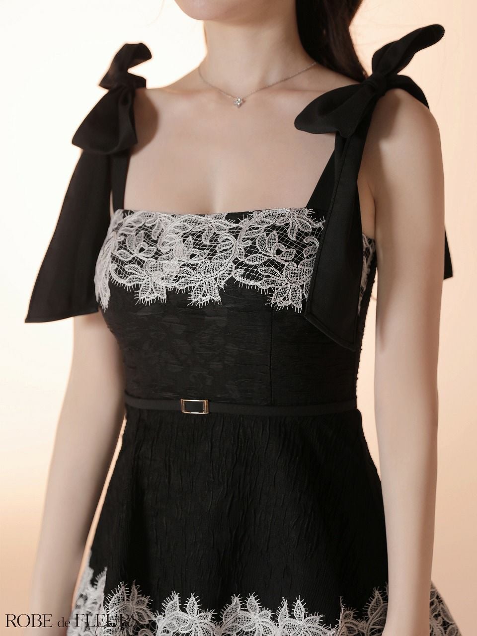 ROBE de FLEURS ローブドフルール 【Lサイズあり】 ジャガードレース