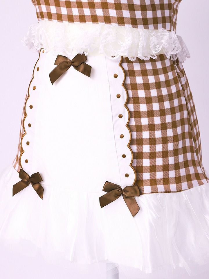 【3点セット】いちごたるとメイドちゃん チョコレートソースがけ [レッド/ブラウン] vcsmd-250839