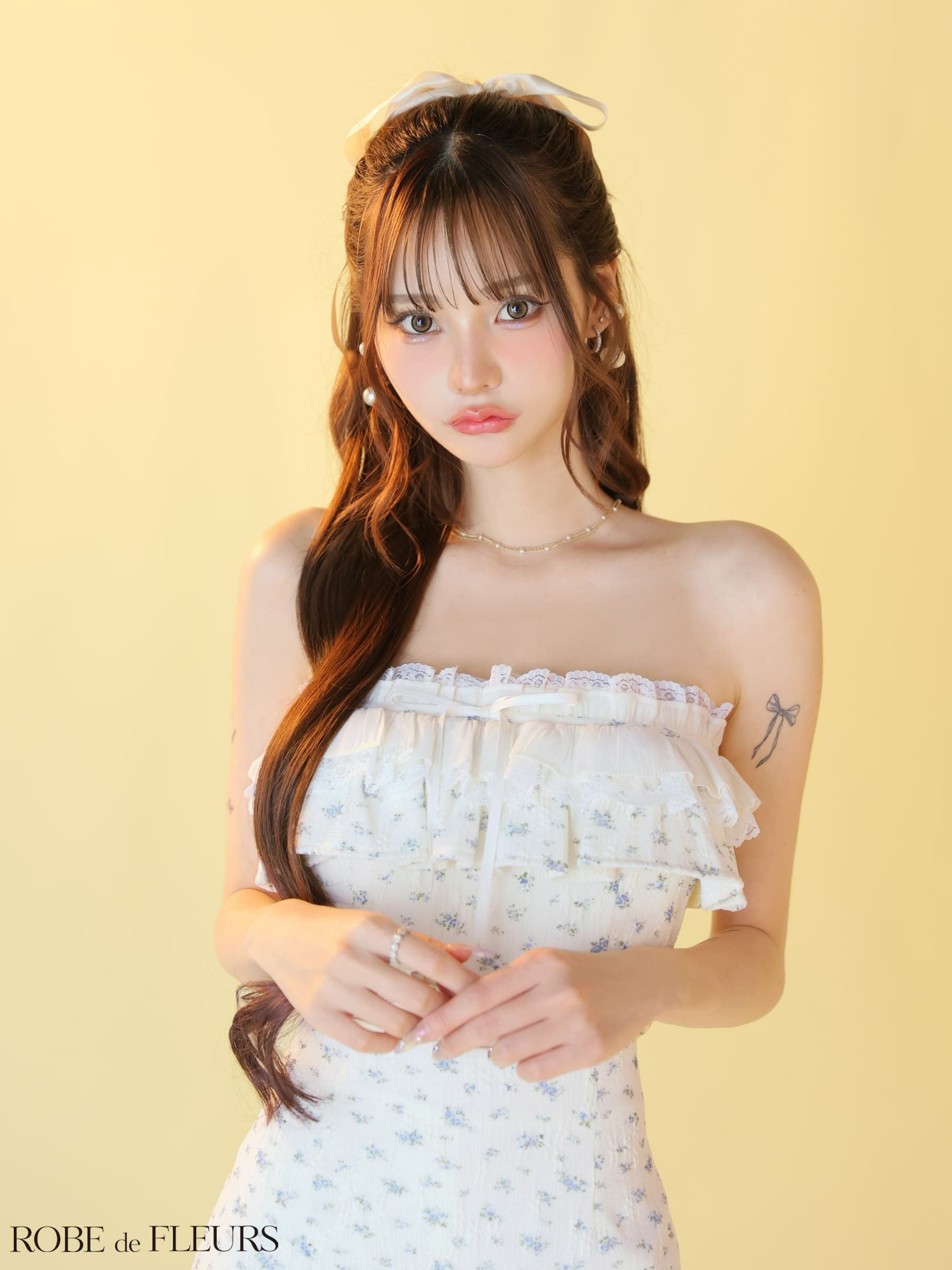 7月上旬頃発送予定》ROBE de FLEURS ローブドフルール 【XSサイズあり