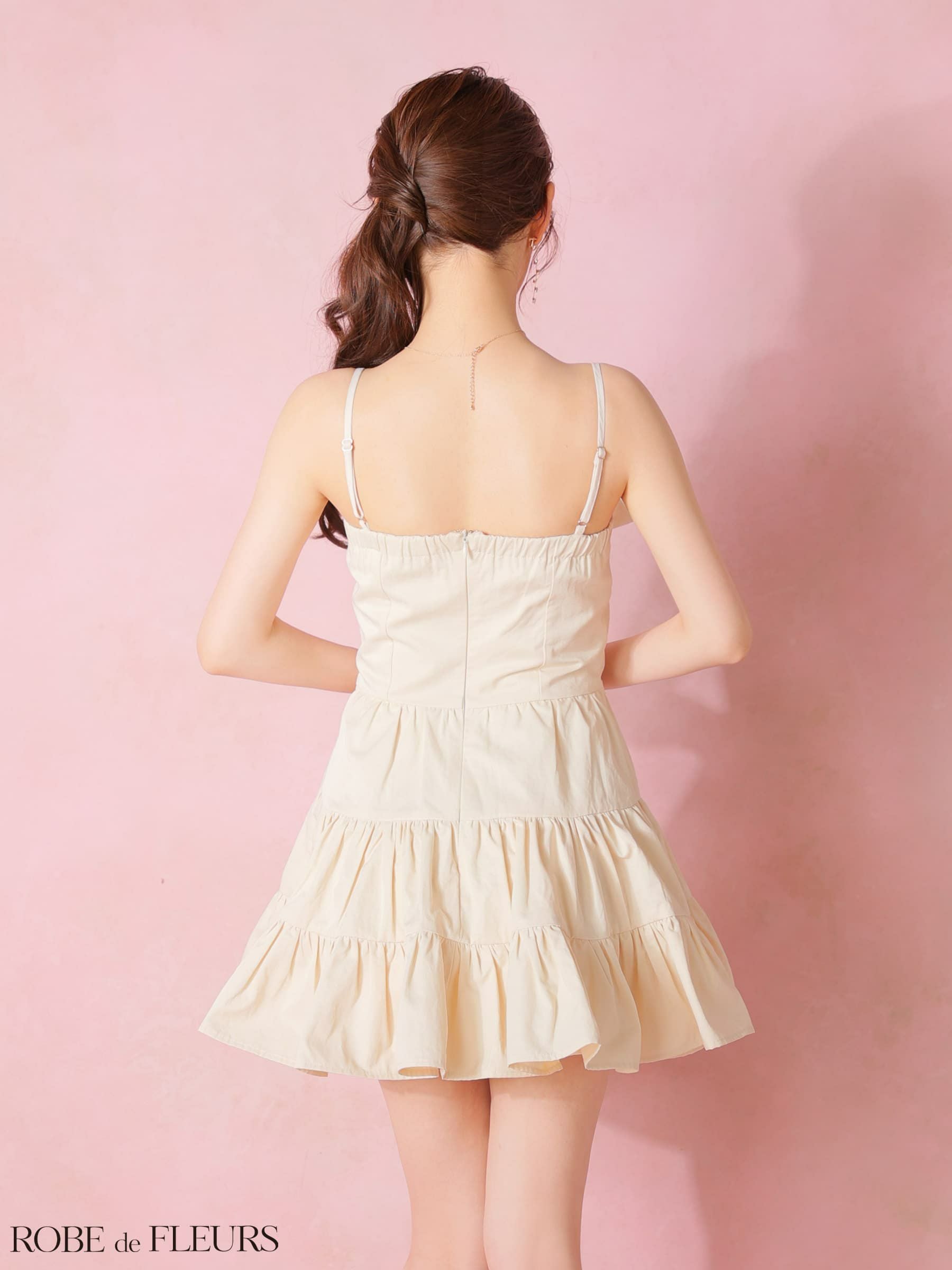 ROBE de FLEURS ローブドフルール 【XSサイズあり】 光沢ツイルダブル