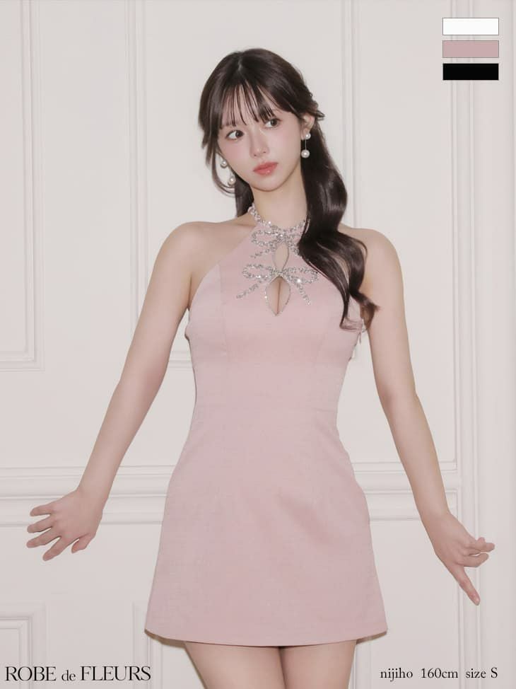 ROBE de FLEURS ローブドフルール 【XSサイズあり】 ツイードビジュー
