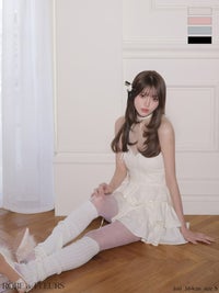 ROBE de FLEURS ローブドフルール 【XSサイズあり】 ストーンワンショルティアードツーピースミニキャバドレス fm4152-c
