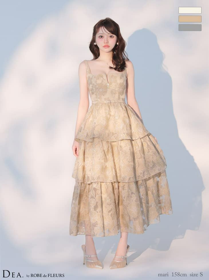 DEA. ディア バイ ローブドフルール 【XS～Lサイズあり】 オーガンジー