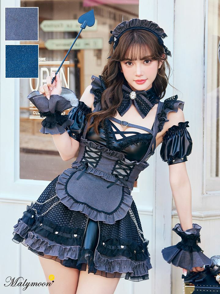 12点セット】Malymoon マリームーン レザーエッジデニムメイド