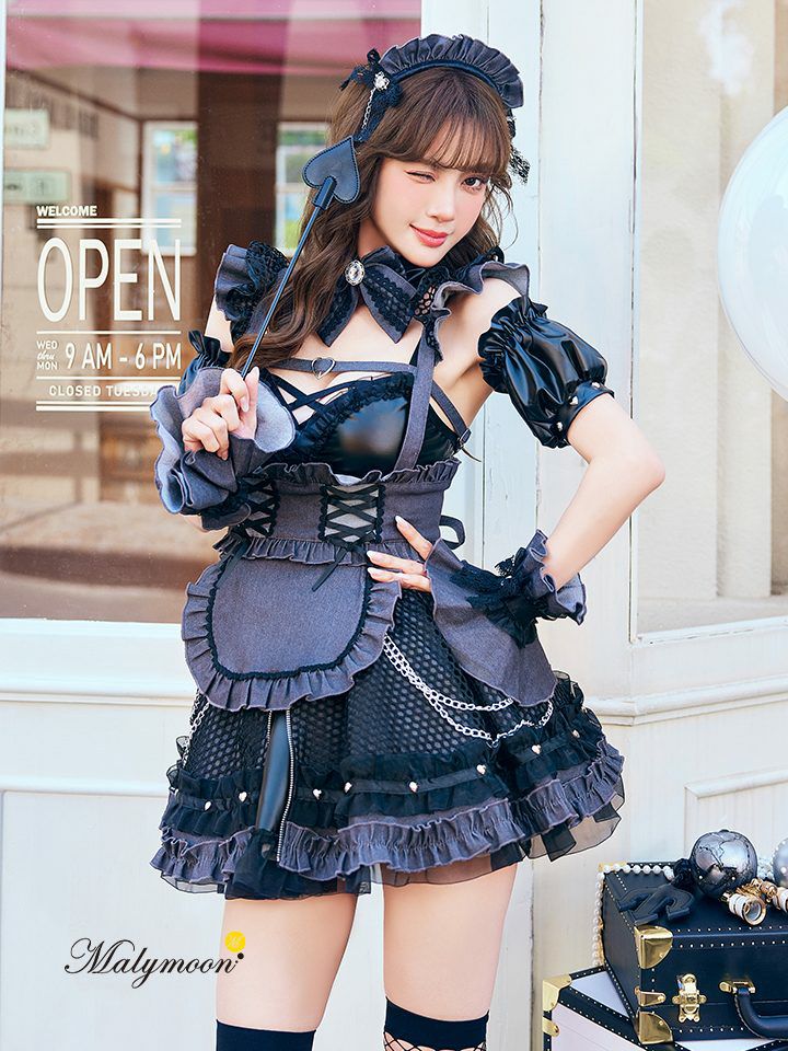 12点セット】Malymoon マリームーン レザーエッジデニムメイド