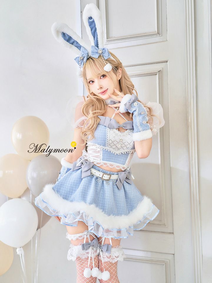 12点セット】Malymoon マリームーン ツイードバニーセットアップ