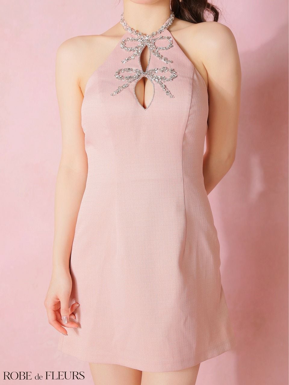 ROBE de FLEURS ローブドフルール 【XSサイズあり】 ツイードビジュー
