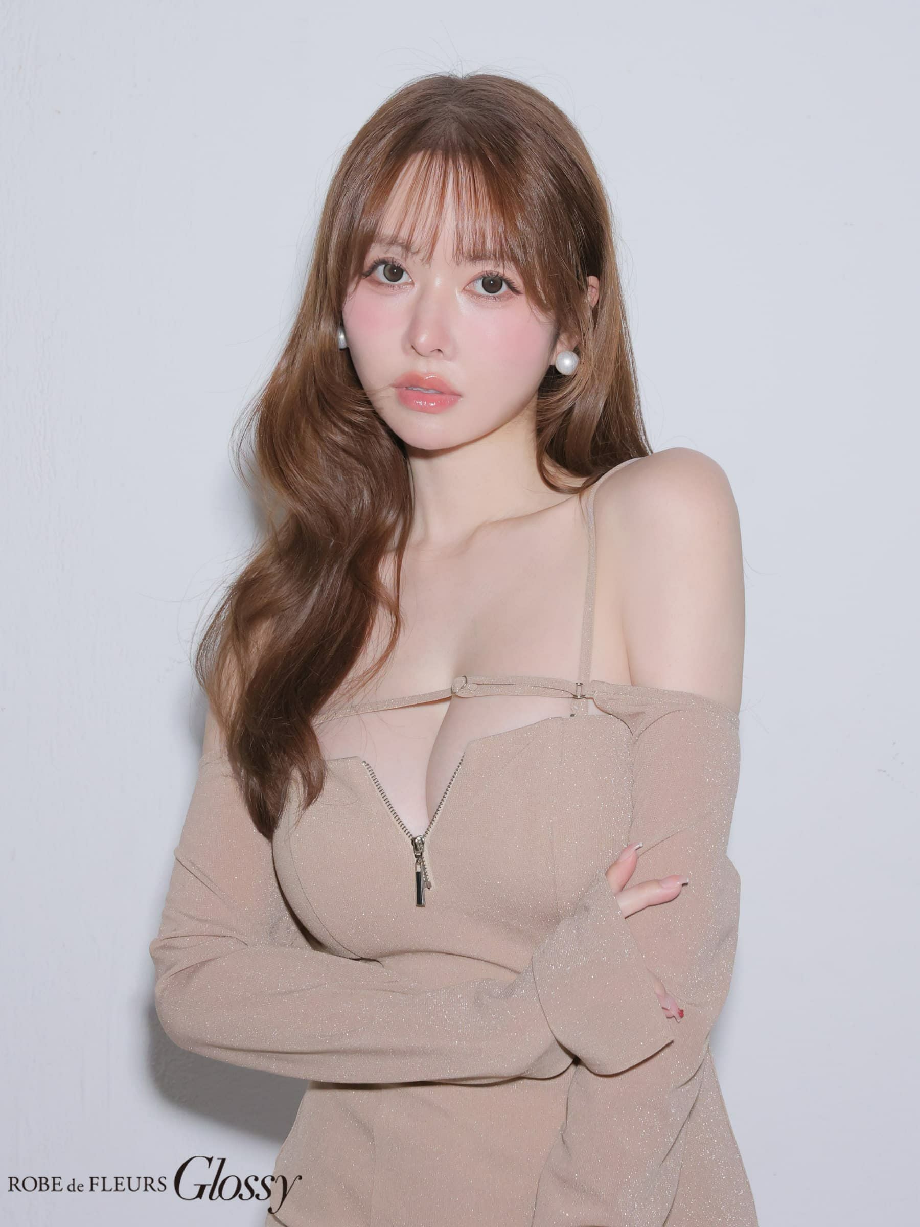 キャバドレス　Glossy 8月下旬頃入荷予定】Glossy ローブドフルールグロッシー 【XSサイズ