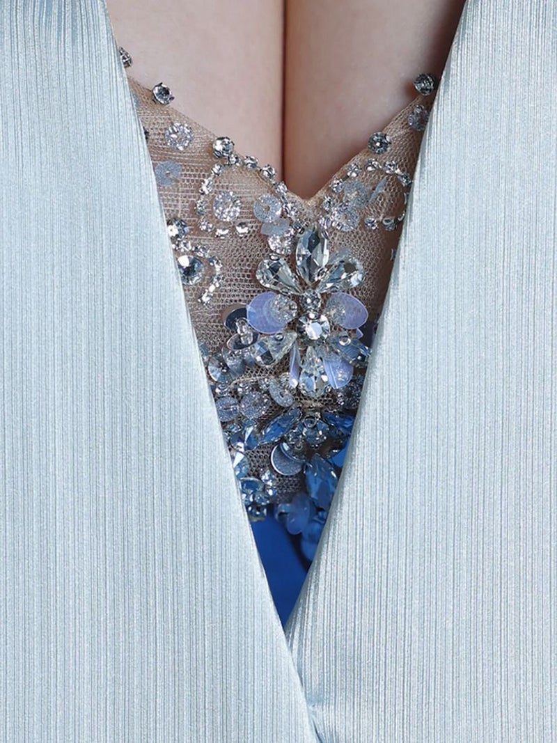 AngelR エンジェルアール バストVカットウエストタックビジュータイトマイクロミニドレス ar26309-ks