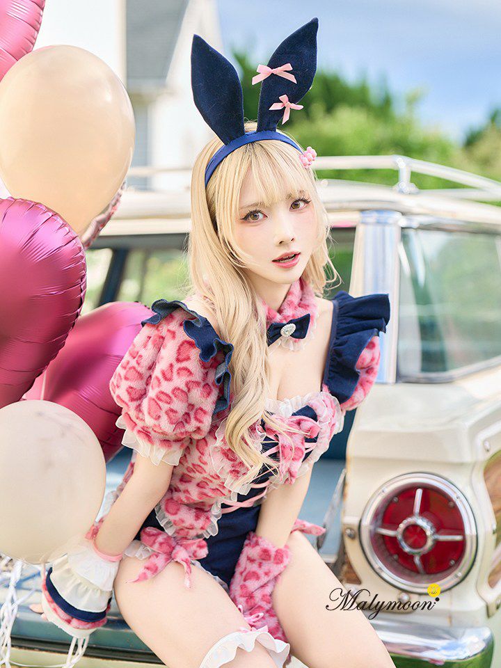 【7点セット】Malymoon マリームーン レオパードギャルバニー ハイレグ レオタード mlcs25186