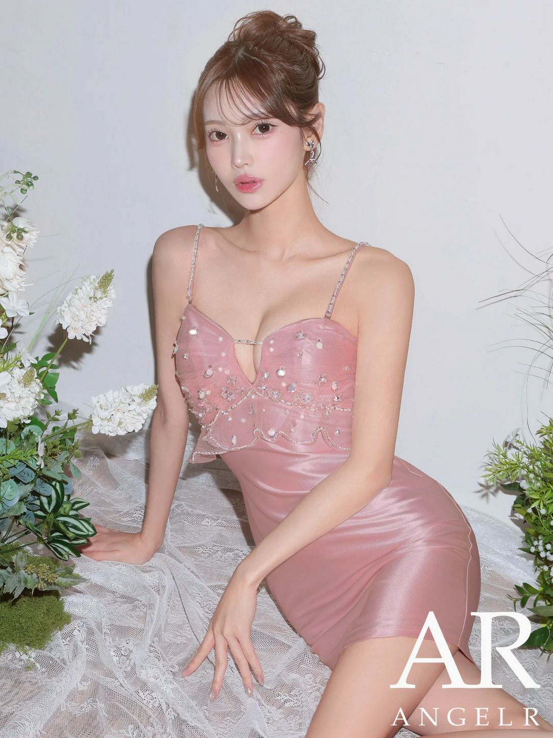 ROBE de FLEURS ローブドフルール サテンビジューリボンボックス