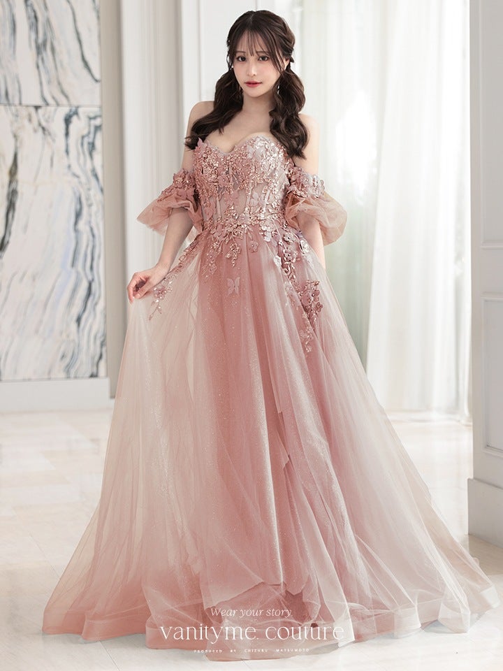 フレア・Aラインロングドレス | キャバドレス通販ならvanityME.