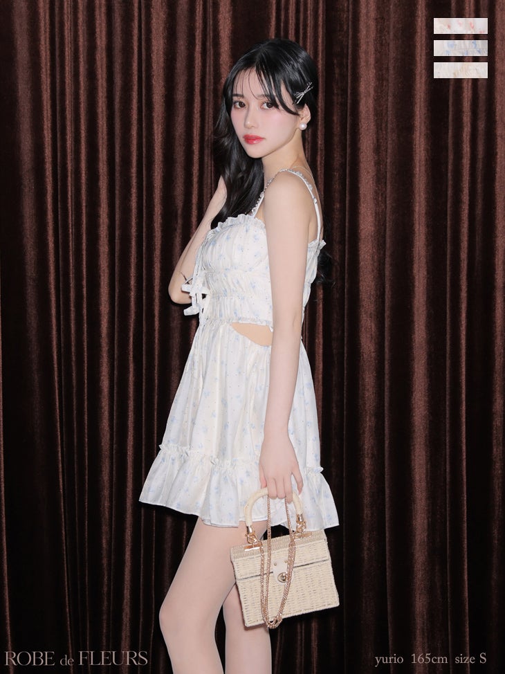 ROBEdeFLEURS(ローブドフルール) フレア　ドレス ROBE de FLEURS ローブドフルール (@robedefleurs_official