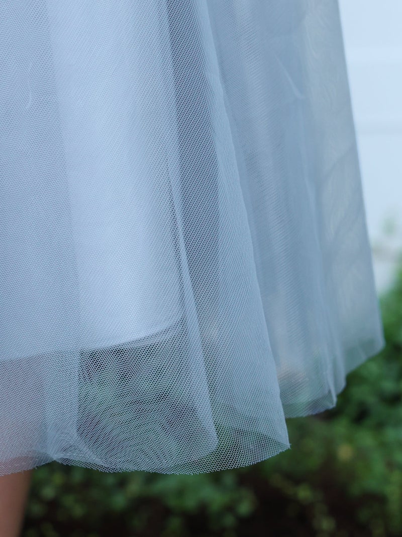 AngelR エンジェルアール ベアトップアッパーフリルデザインウエストビジュー2wayフレアミモレ丈ロングドレス ar26813-ks