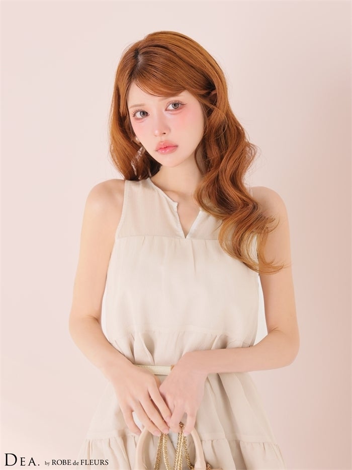 DEA. ディア バイ ローブドフルール 【XS～Lサイズあり】ギャザーティアードシフォンフレアミニキャバドレス de4654-c