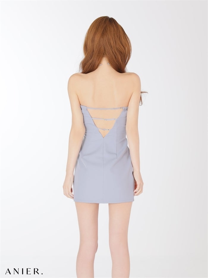 ROBE de FLEURS anier.ROBE ローブドフルール アニエルローブ 【XSサイズあり】BijouLine bare mini dress fm-anier4063-c
