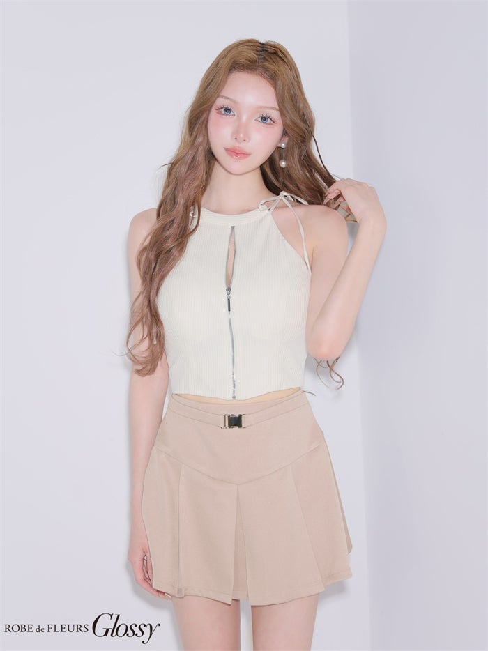 Glossy ローブドフルールグロッシー 【XSサイズあり】バイカラーアメスリセットアップミニキャバドレス gl4173