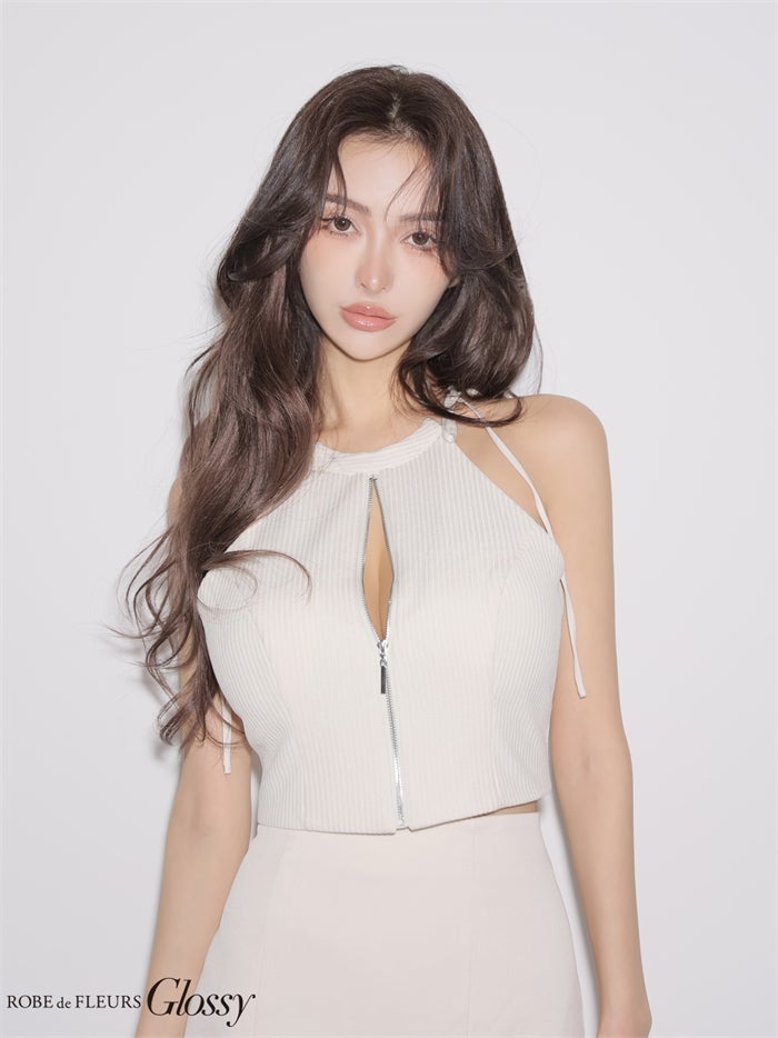 Glossy ローブドフルールグロッシー 【XSサイズあり】ワントーンアメスリタイトセットアップミニキャバドレス gl4193-c