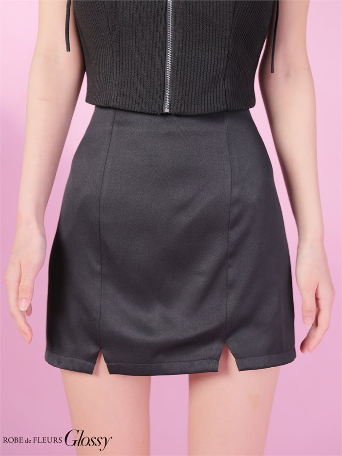 Glossy ローブドフルールグロッシー 【XSサイズあり】ワントーンアメスリタイトセットアップミニキャバドレス gl4193-c