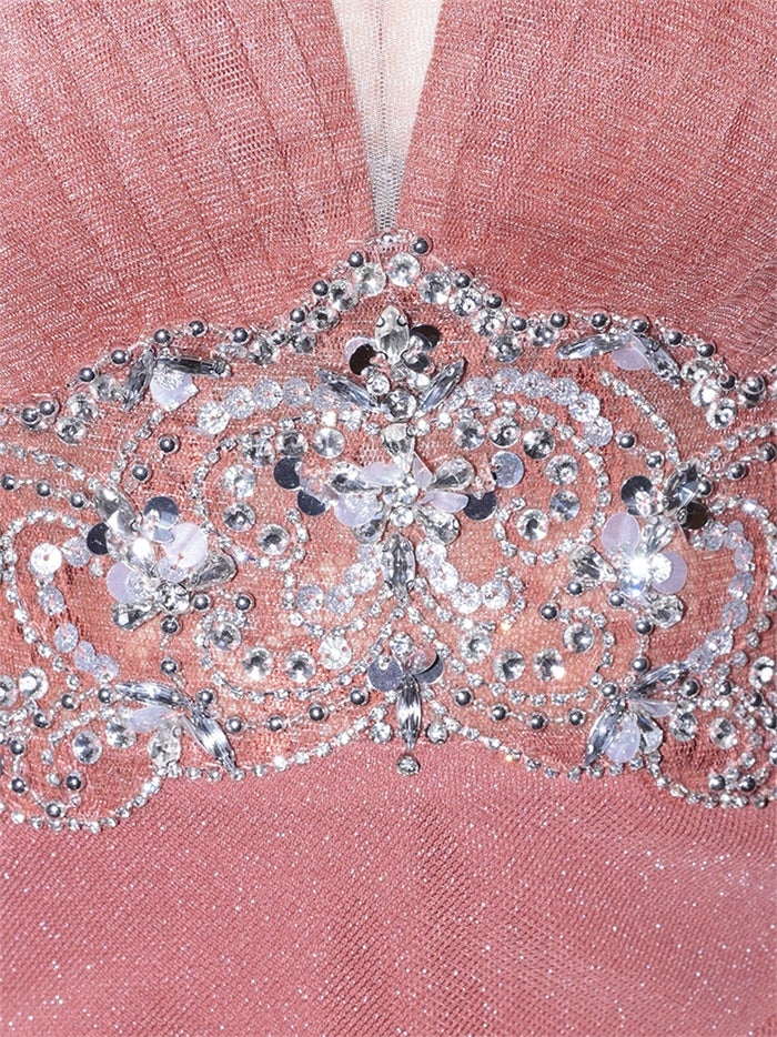 AngelR エンジェルアール フロントビジュー/Vカットウエストタック/タイト/ミニドレス ar26318