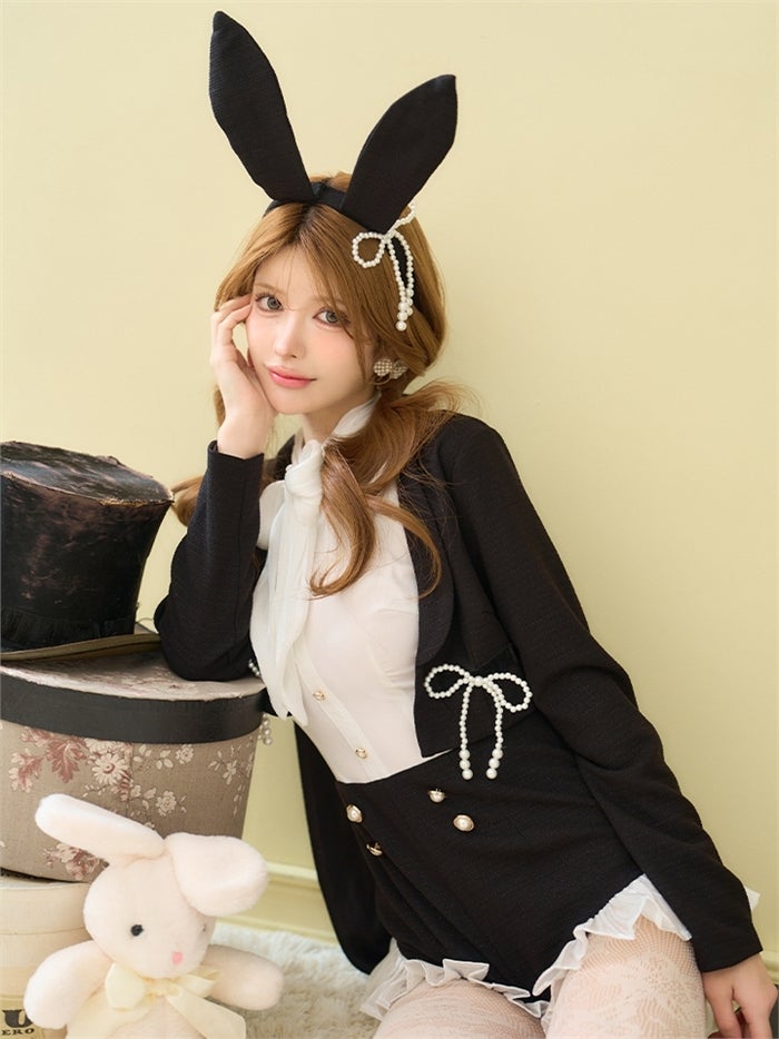 【4点セット】 Bunny de fleurs ジャケットフリルバニー vcsbn-251217-ac