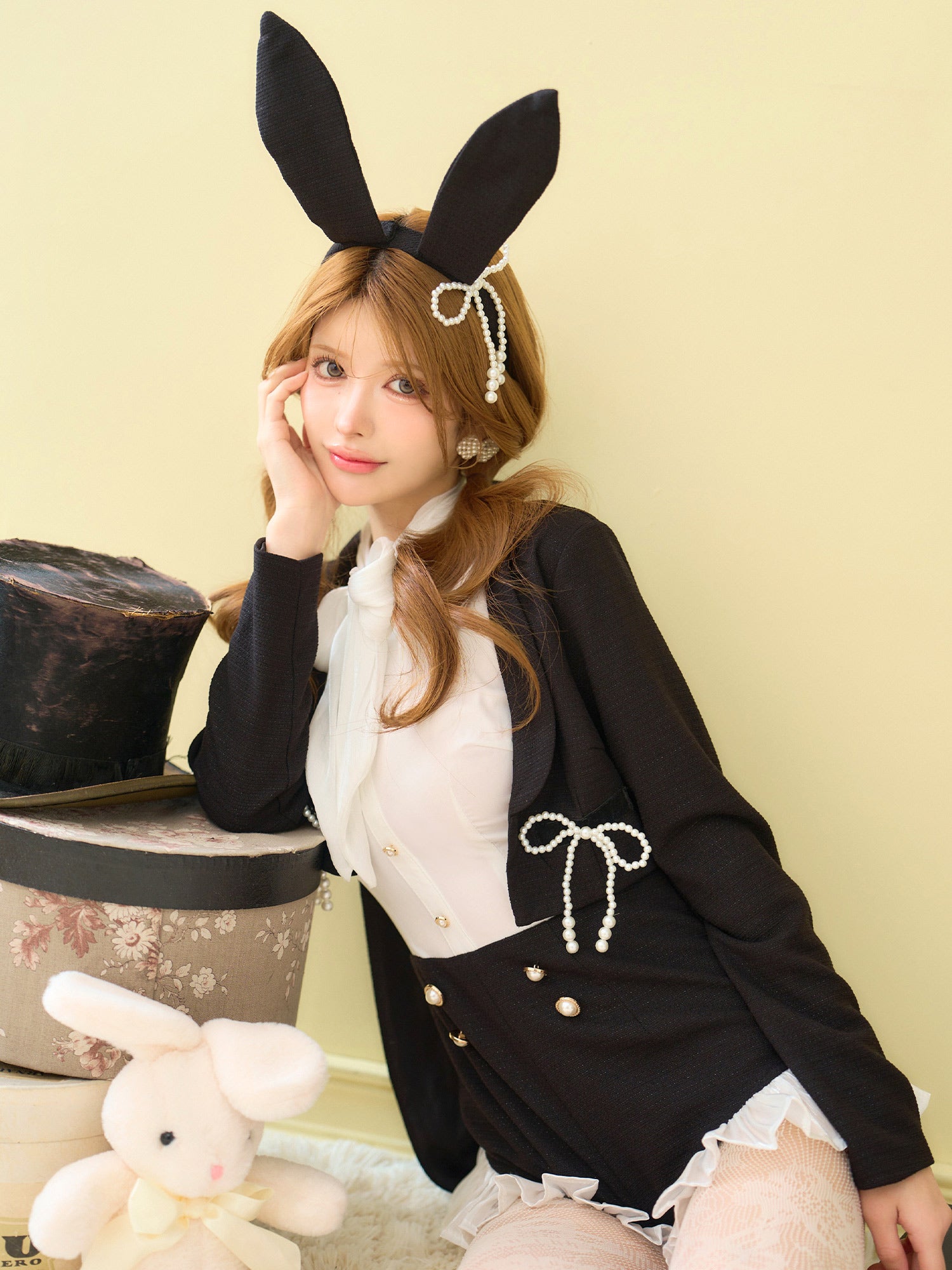 【4点セット】 Bunny de fleurs ジャケットフリルバニー vcsbn-251217-ac