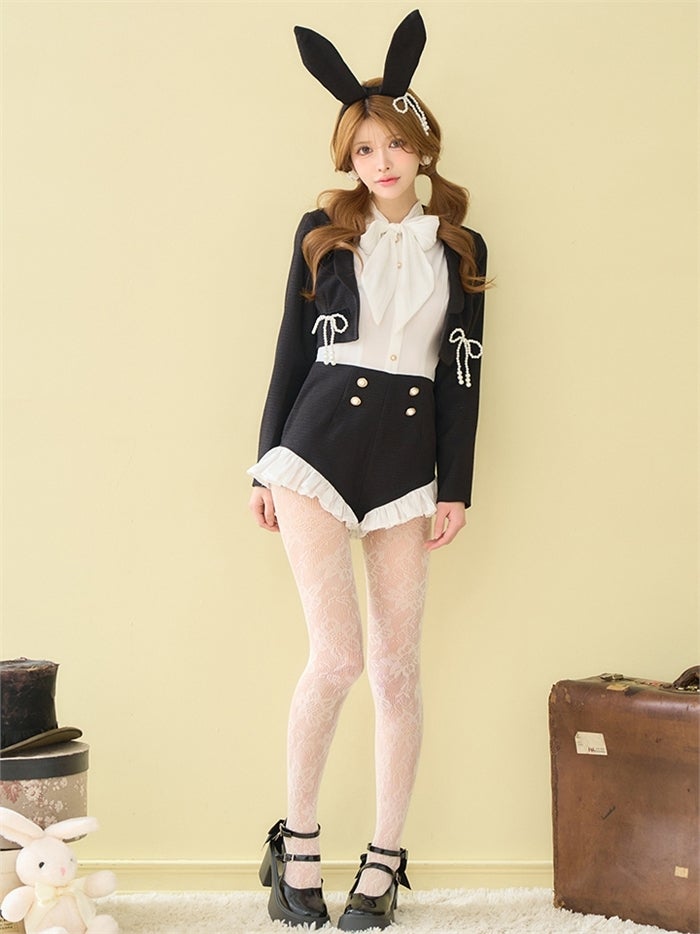 【4点セット】 Bunny de fleurs ジャケットフリルバニー vcsbn-251217-ac