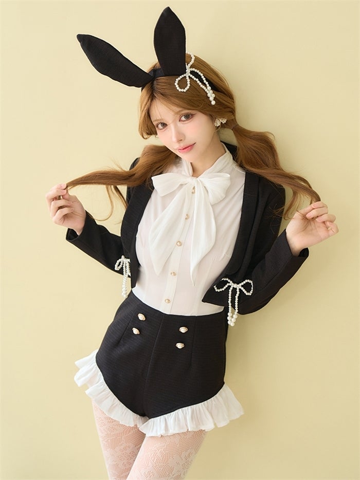 4点セット】 Bunny de fleurs ジャケットフリルバニー vcsbn-251217-ac