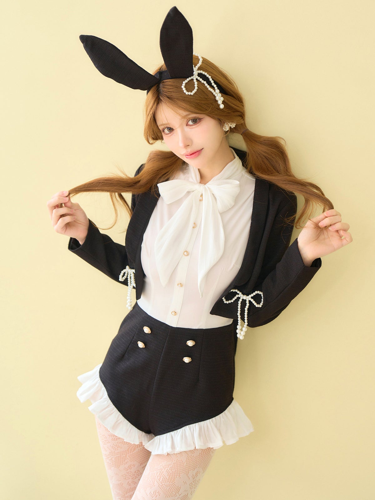 【4点セット】 Bunny de fleurs ジャケットフリルバニー vcsbn-251217-ac