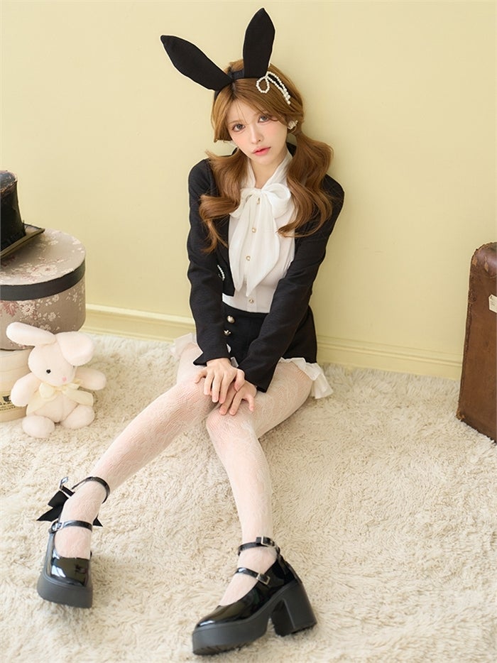 【4点セット】 Bunny de fleurs ジャケットフリルバニー vcsbn-251217-ac