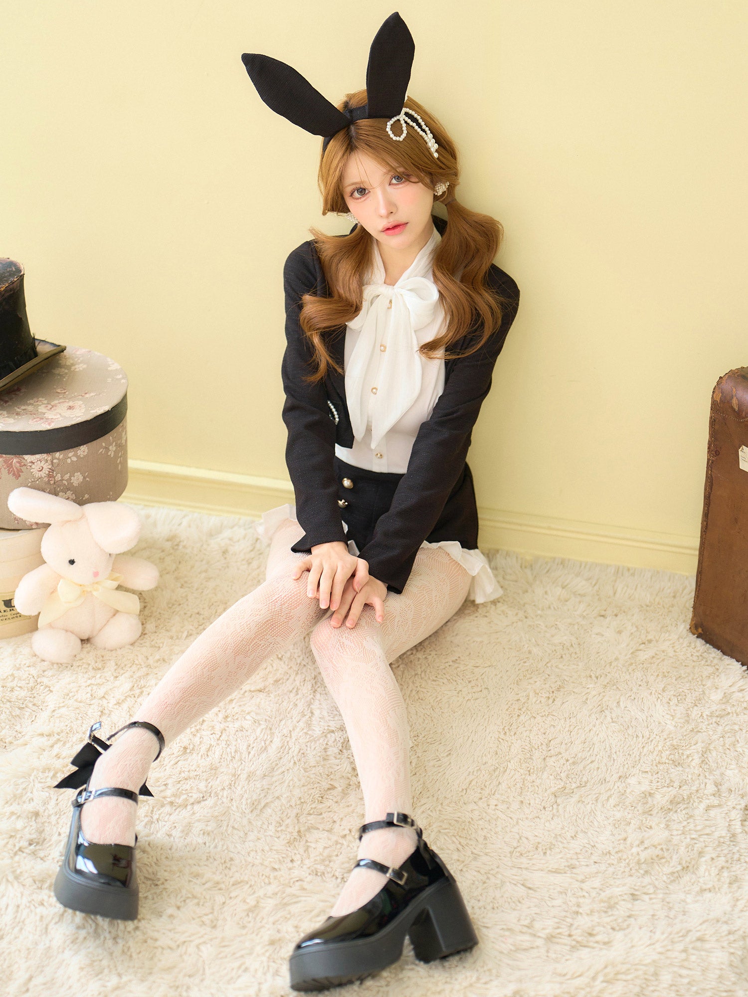 【4点セット】 Bunny de fleurs ジャケットフリルバニー vcsbn-251217-ac
