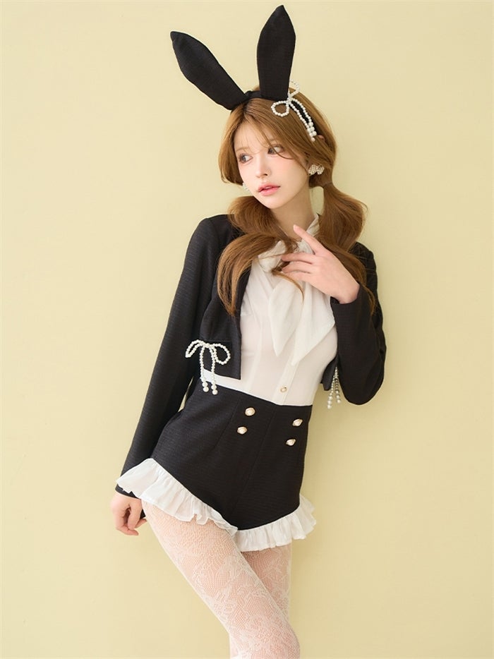 【4点セット】 Bunny de fleurs ジャケットフリルバニー vcsbn-251217-ac