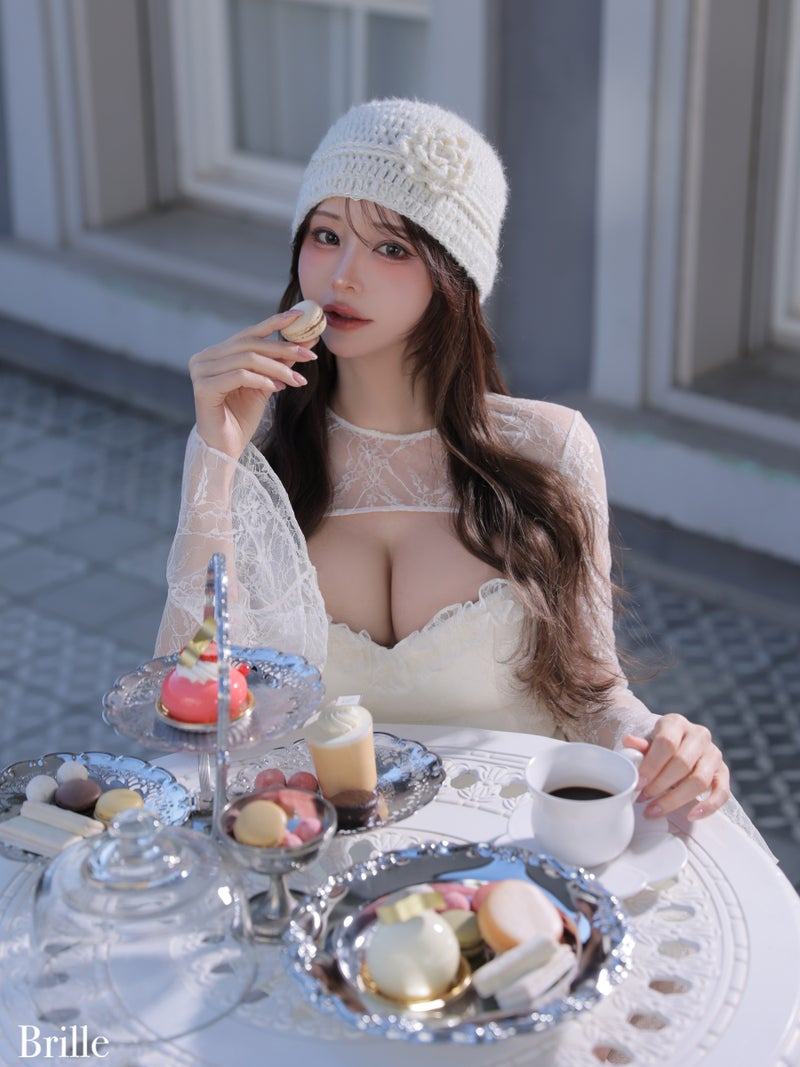 Brille ブリエ Petale de brille mini dress ペタル ドゥ ブリーユ ミニドレス brille4161