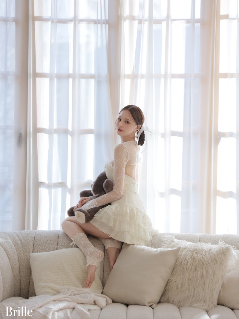 Brille ブリエ Petale de brille mini dress ペタル ドゥ ブリーユ ミニドレス brille4161