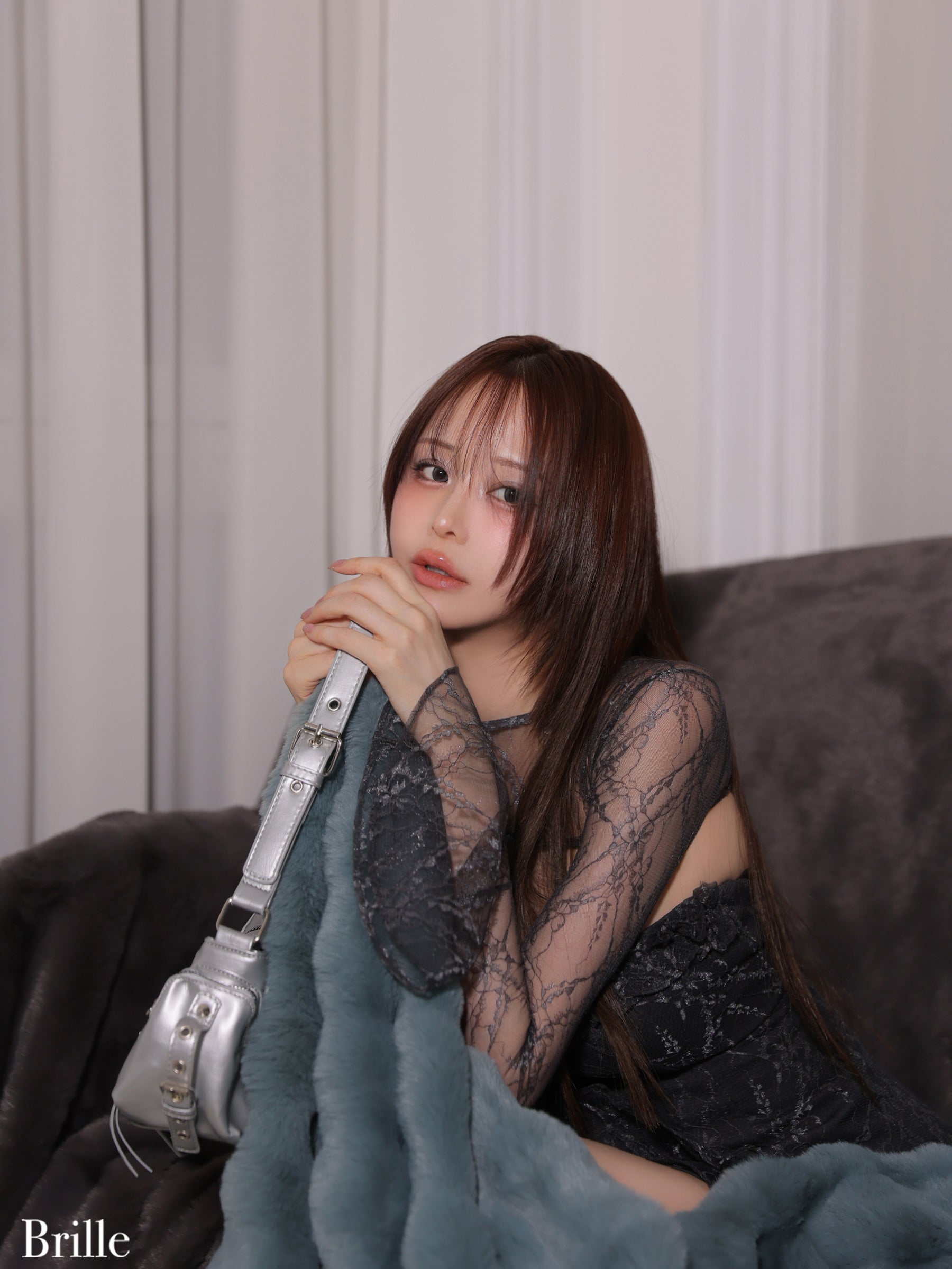 ivory/ pink beige:8月中旬頃発送予定》【Brille ブリエ】 Petale de