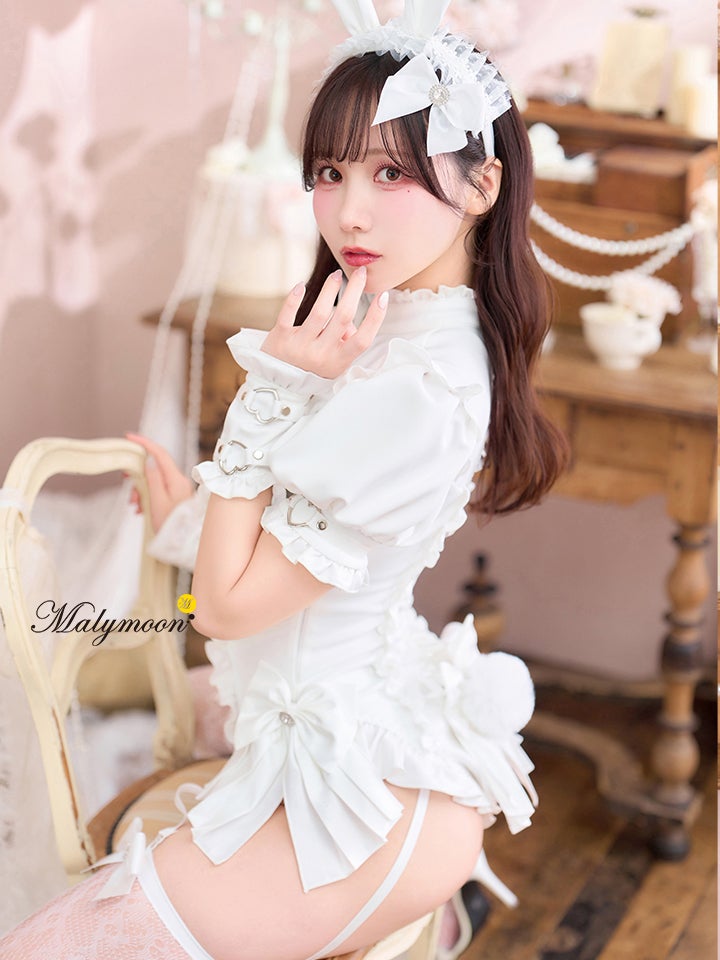 モードハートレオタードバニー《オリジナルコスプレ11点セット》【Malymoon/マリームーン】【mlcs25217】