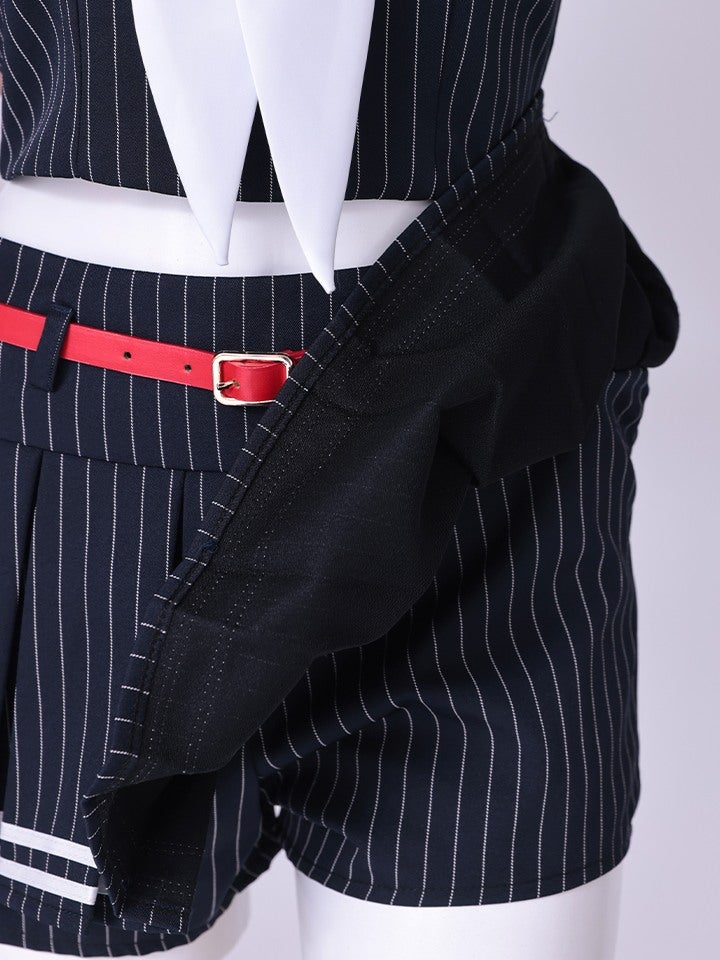 Artemis ピンストライプ モード マリン コスチューム vcsot-251218-2