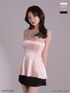 ROBE de FLEURS anier.ROBE ローブドフルール アニエルローブ 【XSサイズあり】 shiny lady saten set up dress（anier4069） fm-anier4069-c