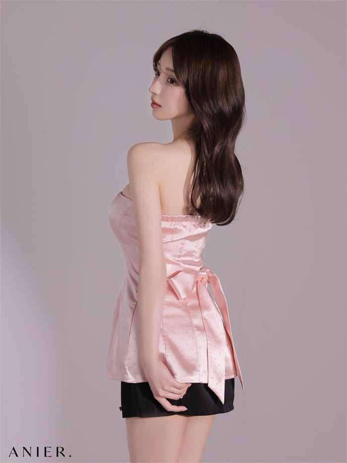 ROBE de FLEURS anier.ROBE ローブドフルール アニエルローブ 【XSサイズあり】 shiny lady saten set up dress（anier4069） fm-anier4069-c