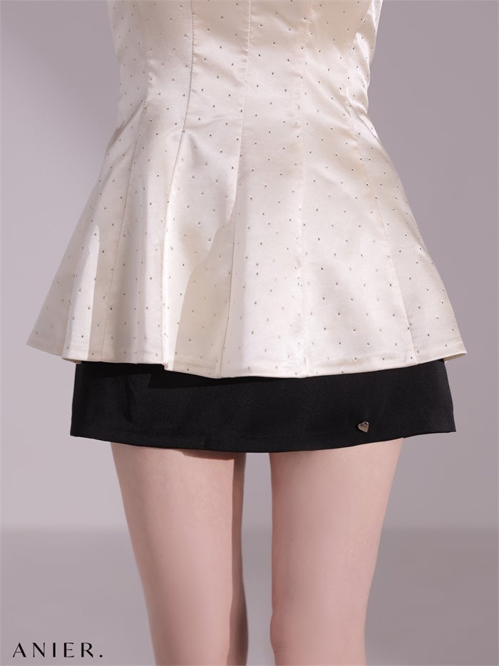 ROBE de FLEURS anier.ROBE ローブドフルール アニエルローブ 【XSサイズあり】 shiny lady saten set up dress（anier4069） fm-anier4069-c