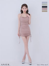 ROBE de FLEURS anier.ROBE ローブドフルール アニエルローブ 【XSサイズあり】 glitter drape couture mini dress（anier4073） fm-anier4073-c