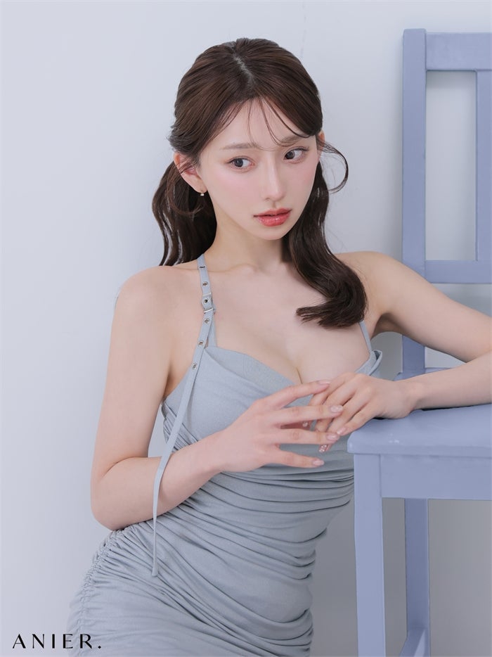 ROBE de FLEURS anier.ROBE ローブドフルール アニエルローブ 【XSサイズあり】 glitter drape couture mini dress（anier4073） fm-anier4073-c