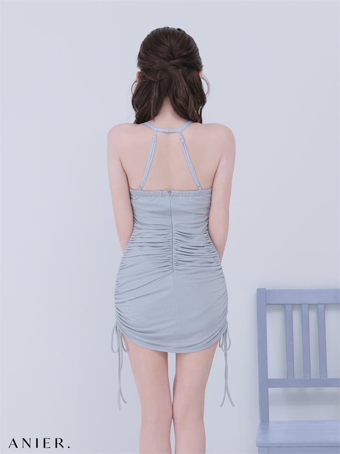 ROBE de FLEURS anier.ROBE ローブドフルール アニエルローブ 【XSサイズあり】 glitter drape couture mini dress（anier4073） fm-anier4073-c