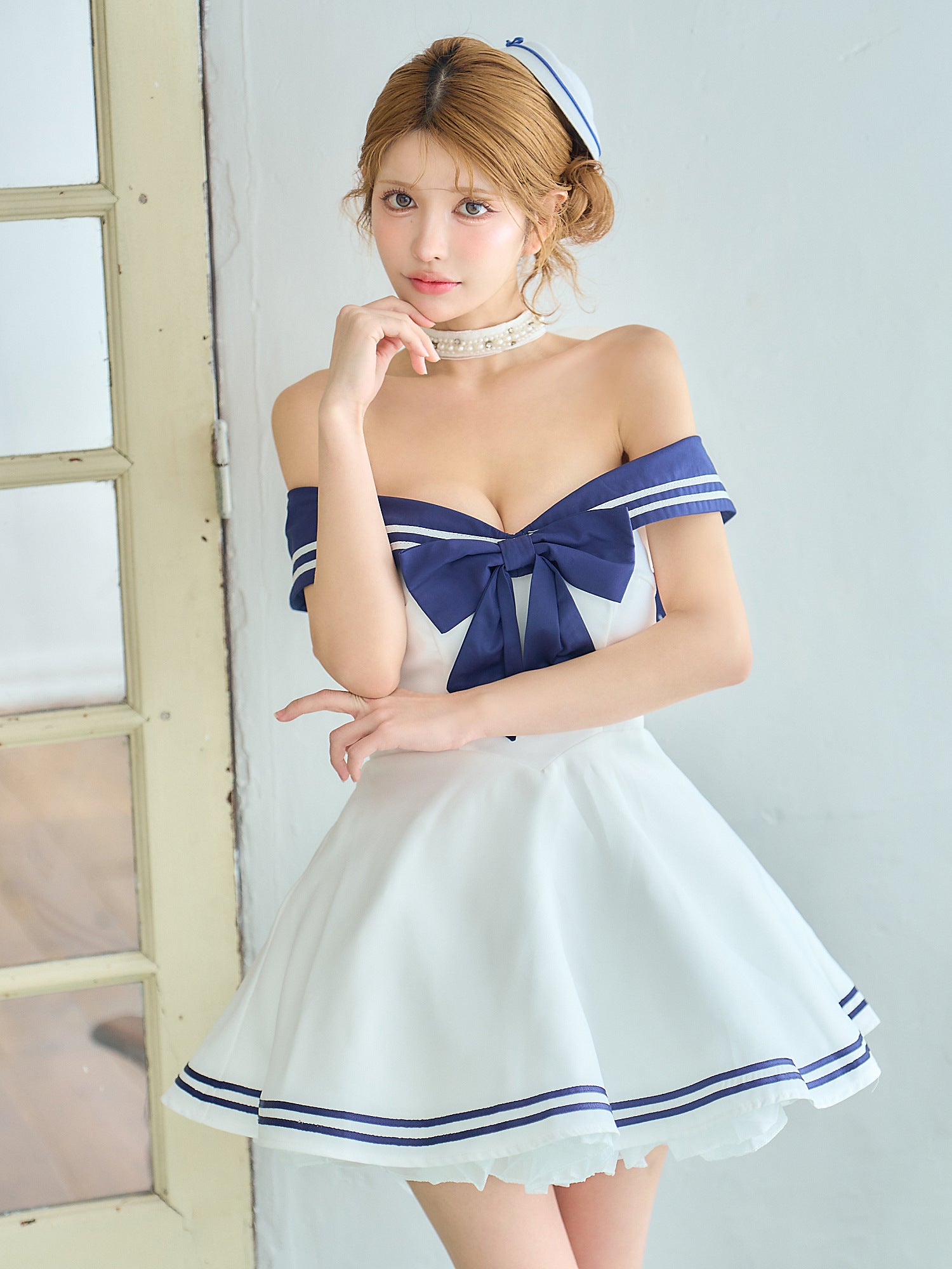 【3点セット】Crush Marine オフショルマリンホワイトコスチューム vcsot-251219-2-ac