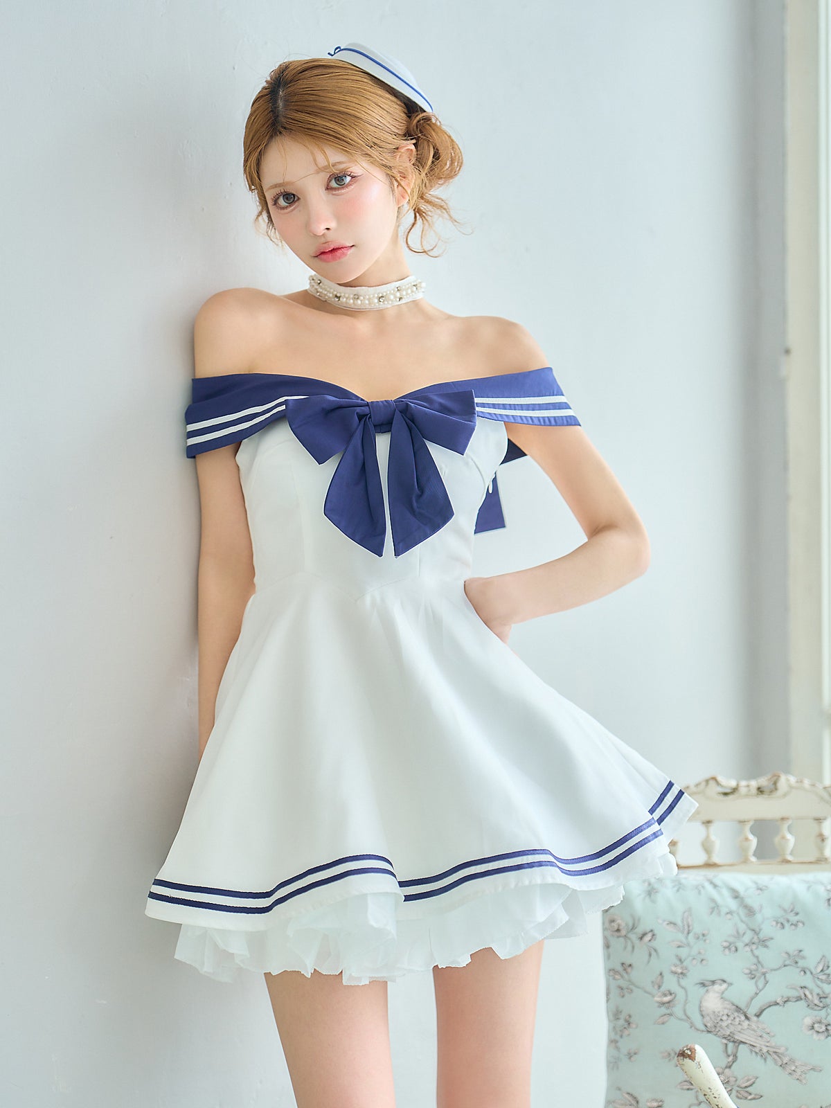 【3点セット】Crush Marine オフショルマリンホワイトコスチューム vcsot-251219-2-ac